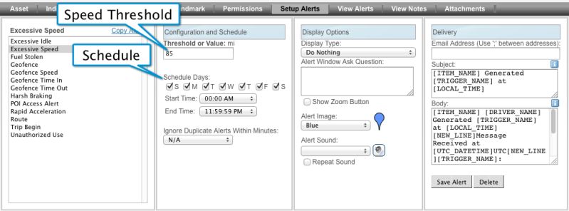 How To Setup Speed Alerts Efficient Fleets Gps Tracking - Premium City Art Gallery - Desktop
