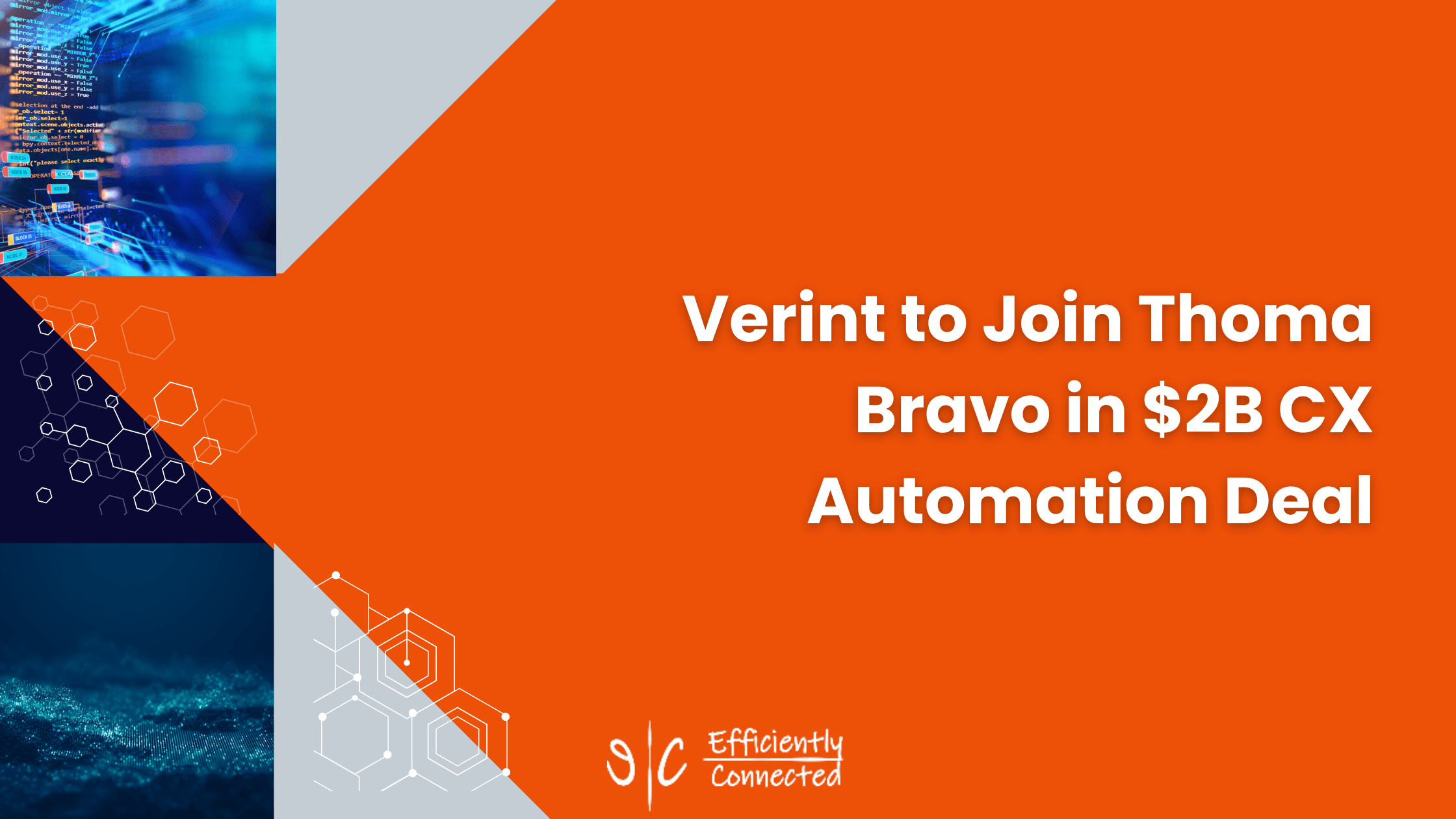 Verint to Join Thoma Bravo in $2B CX Automation Deal