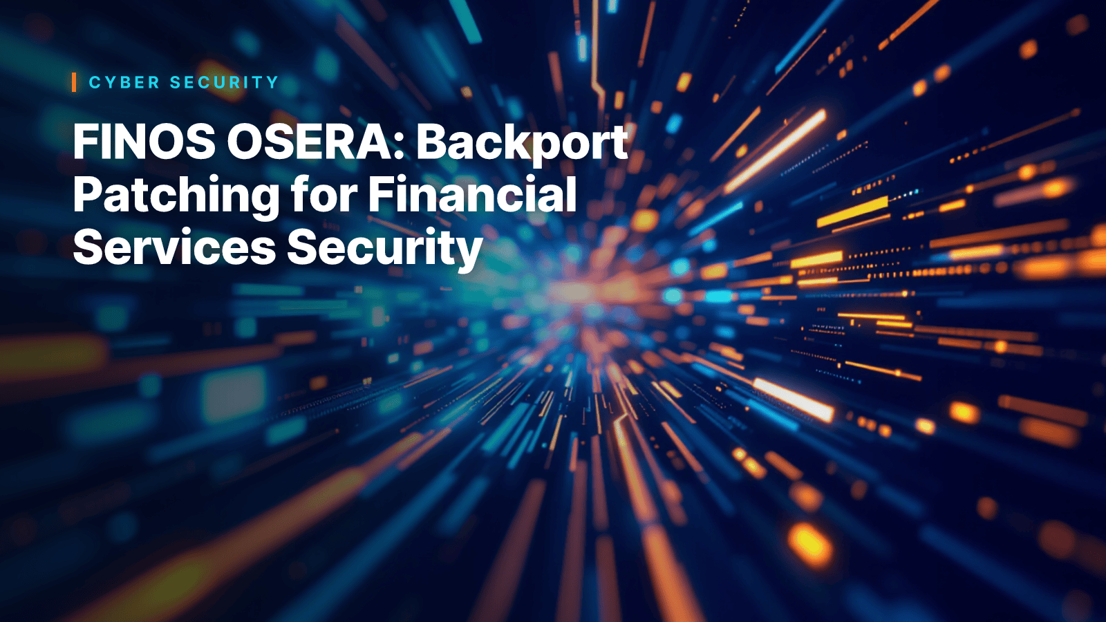 FINOS OSERA: Backport Patching for Financial Services Security