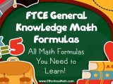 Ftce General Knowledge Math Formulas Effortless Math We Help