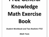 Ftce General Knowledge Math Exercise Book Student Workbook And Two