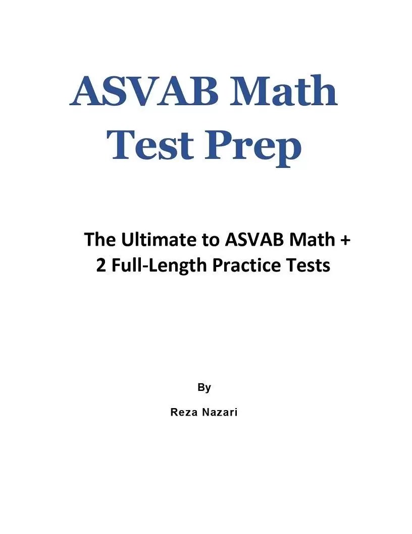 Free Printable Asvab Math Practice Test - Printable Templates