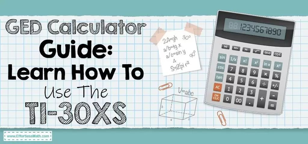 Worksheetworks.com is an online resource used every day by thousands of teachers, students and parents. Ged Calculator Guide Learn How To Use The Ti 30xs