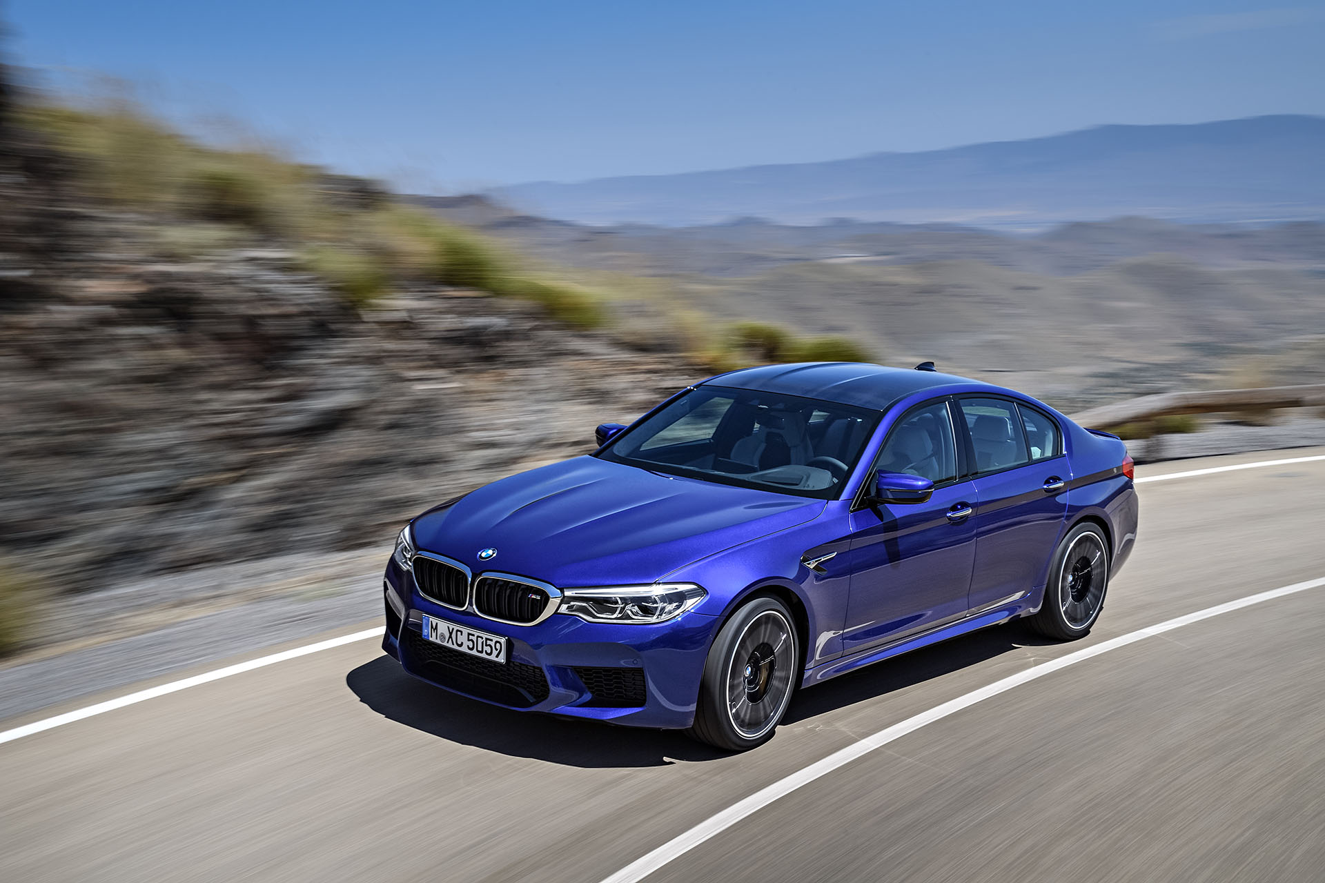 The all-new sixth generation "f90" bmw m5 slides into view, 0-60 in 3.2