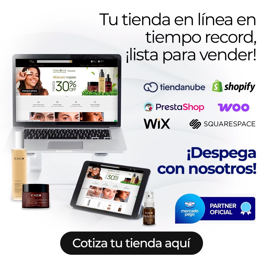 Tu tienda en línea en tiempo record