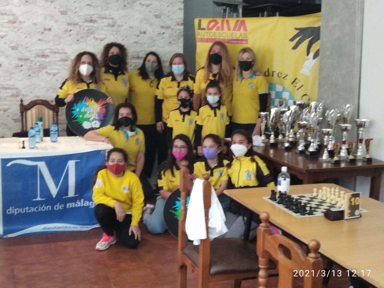 Anabel Guadamuro, ganadora del IV Open Femenino de Ajedrez