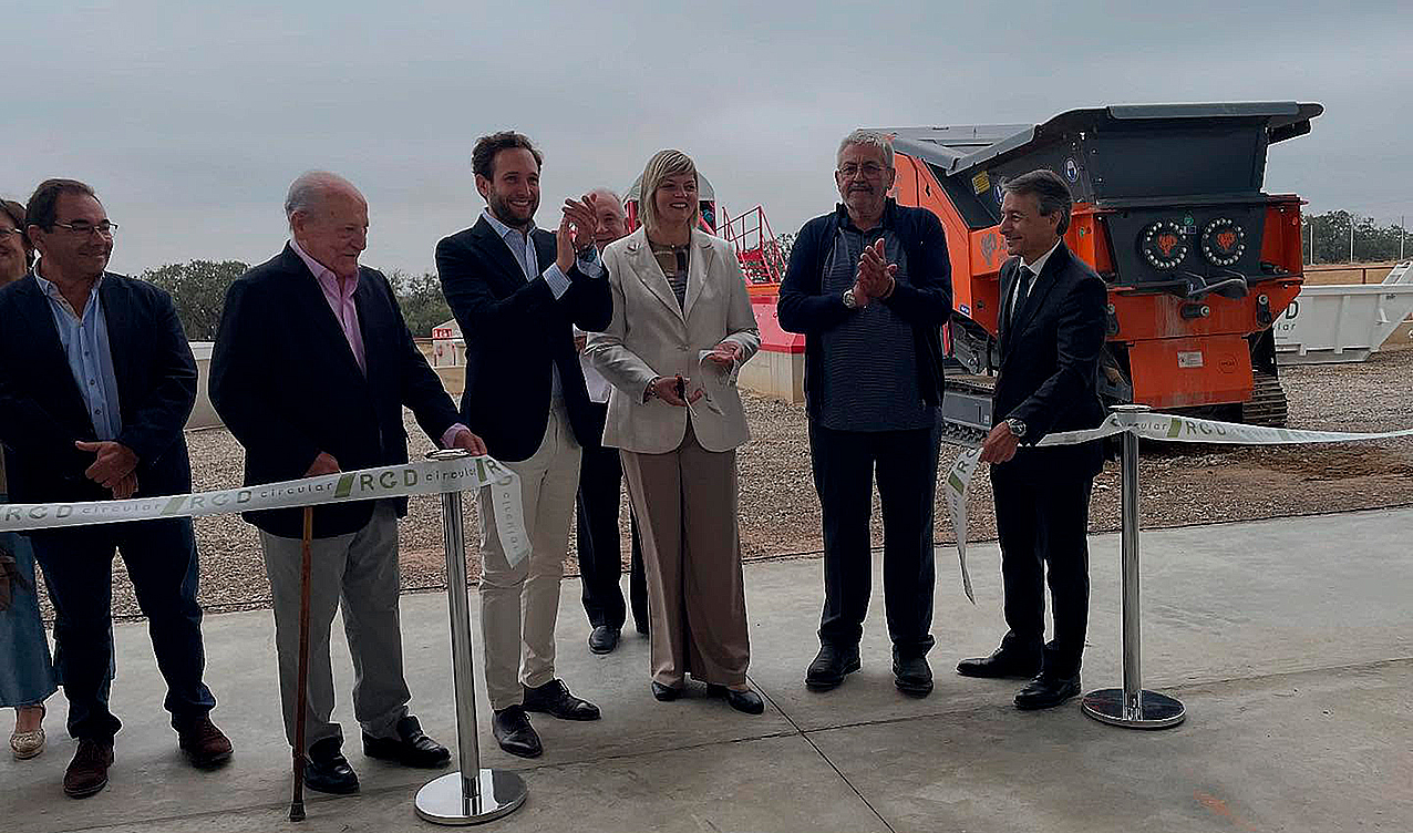 Monzón cuenta con una nueva planta de reciclaje de residuos de construcción