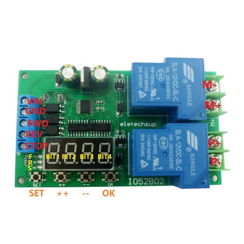 Elecbee 30a 12v Multi Function Motor Forward And Reverse Controller - Best City Images in Mobile