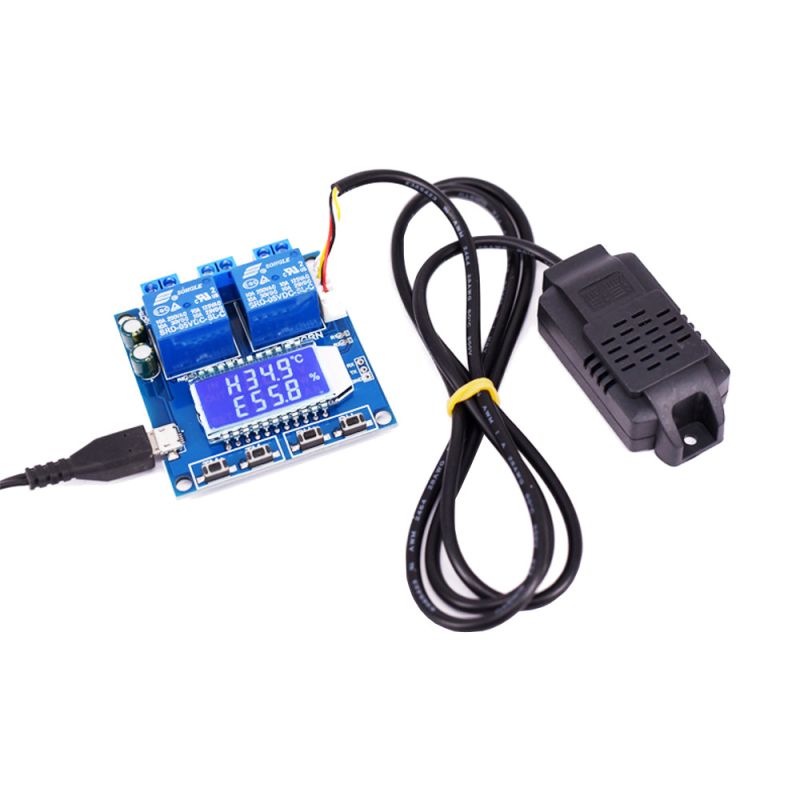 Elecbee Temperature And Humidity Control Module Switch Digital Display - Mountain Illustration Collection - Mobile Quality