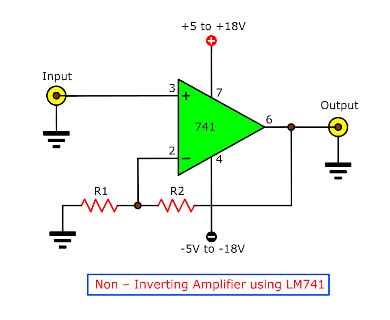 Learn 741 Op Amp Circuits Basic With Example Eleccircuit Com