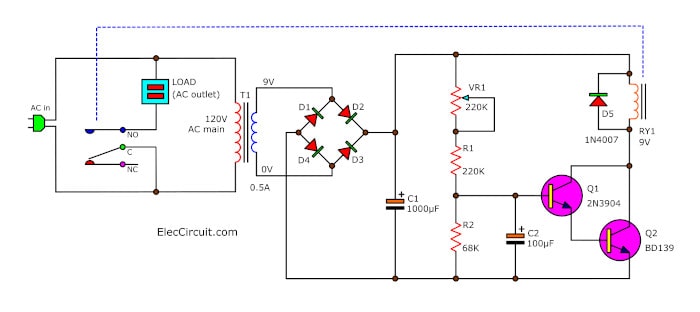 Small Surge Protector Using Delay System By C1815 Small Surge Protector Using Delay System By C1815