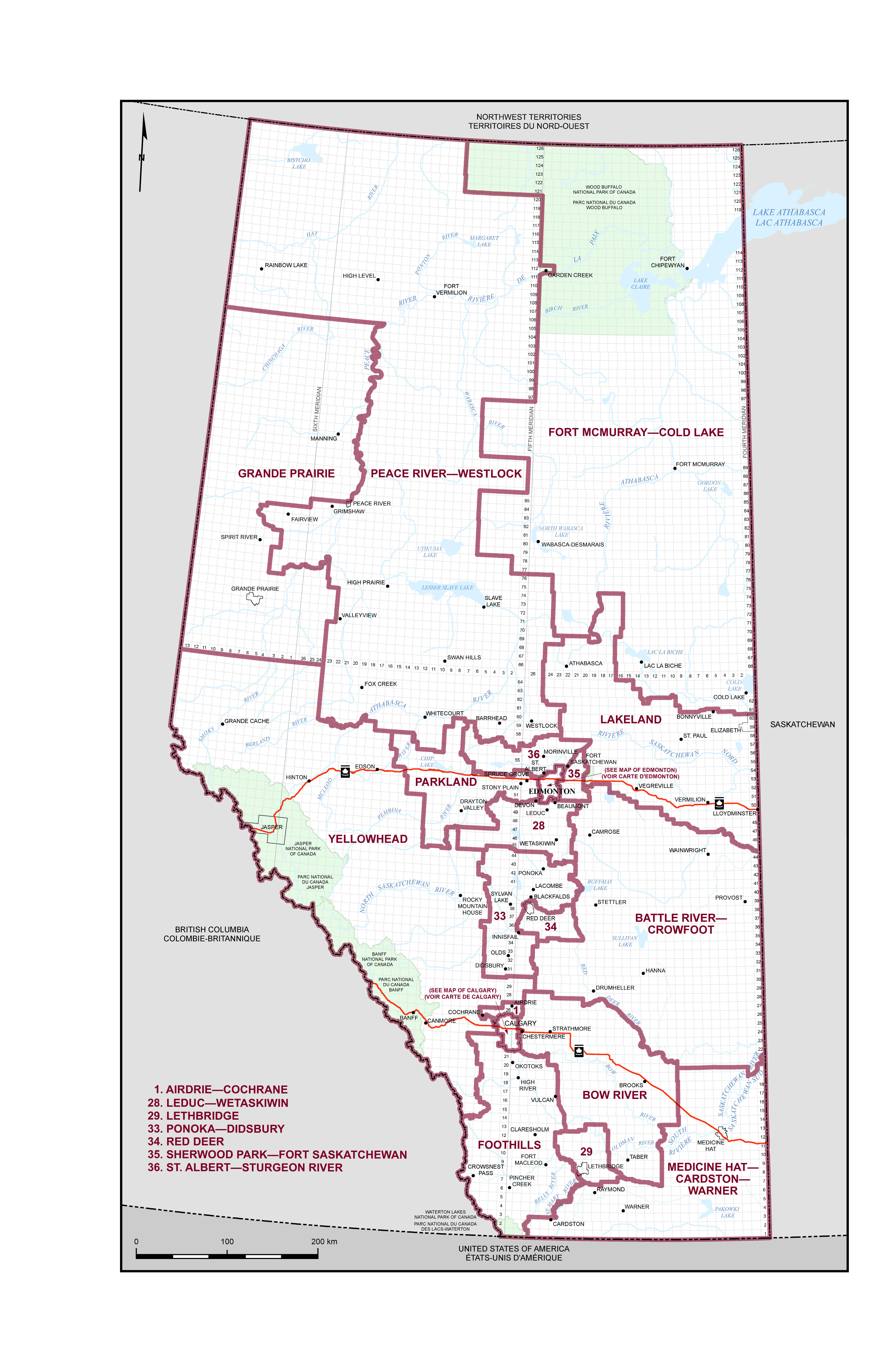 Alberta Maps And Boundary 2023 Orders AB 