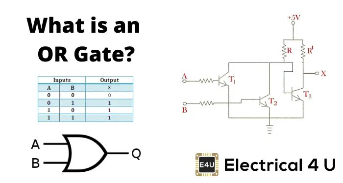 Or Gate What Is It Working Principle Circuit Diagram Electrical4u