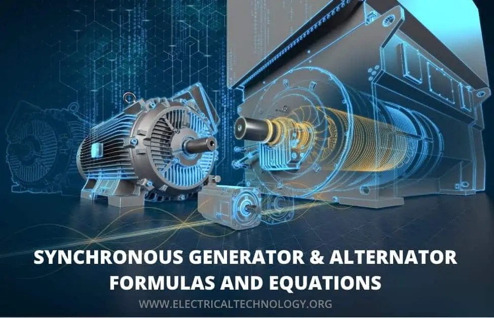 While wiring a compressor, there are a number of things to consider for a proper electrical hook up. Synchronous Generator And Alternator Formulas Equations