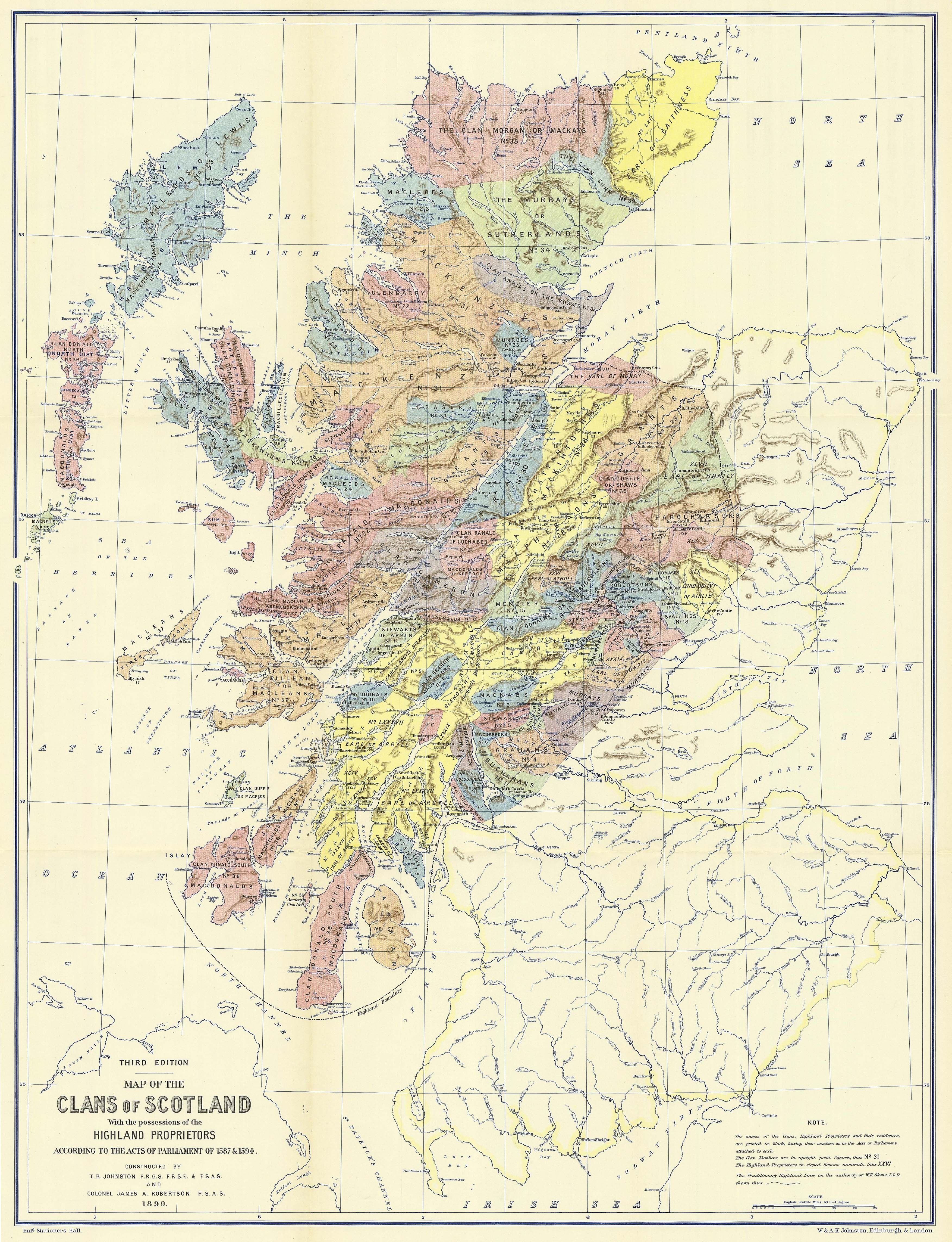 Scottish Clan Wikipedia The Free Clanmap 150 