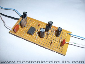 Automatic Gain Control Pre Amplifier Circuit Diagram