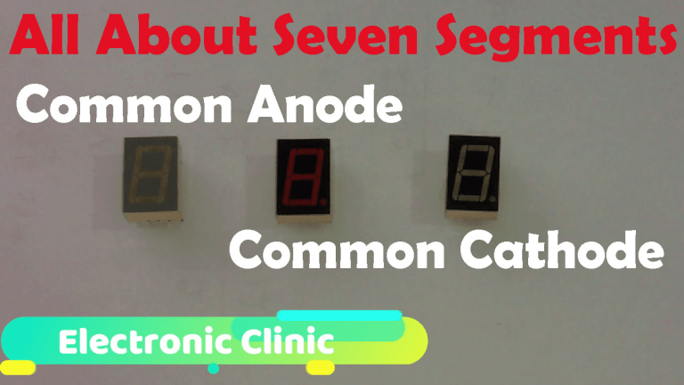 Arduino Common Anode and Common Cathode seven segment display