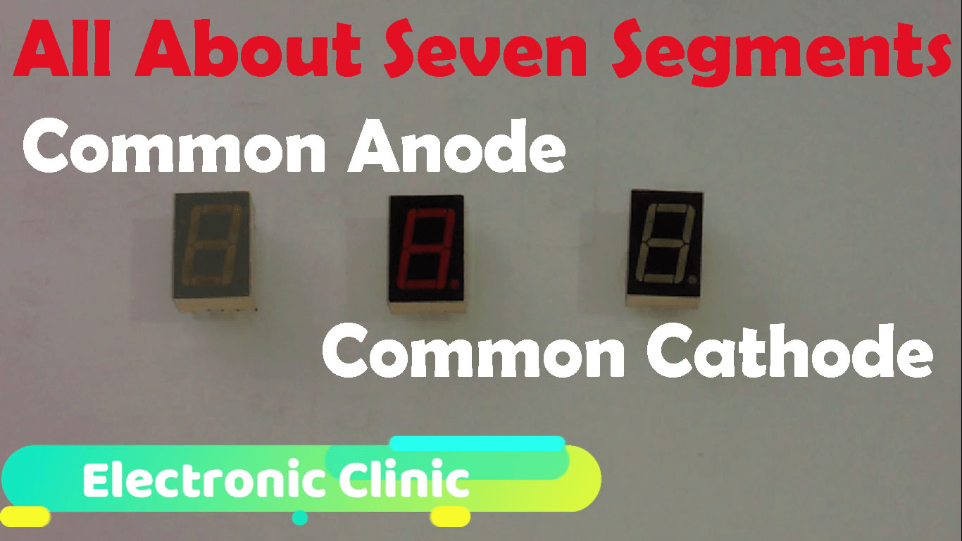 Arduino Common Anode and Common Cathode seven segment display