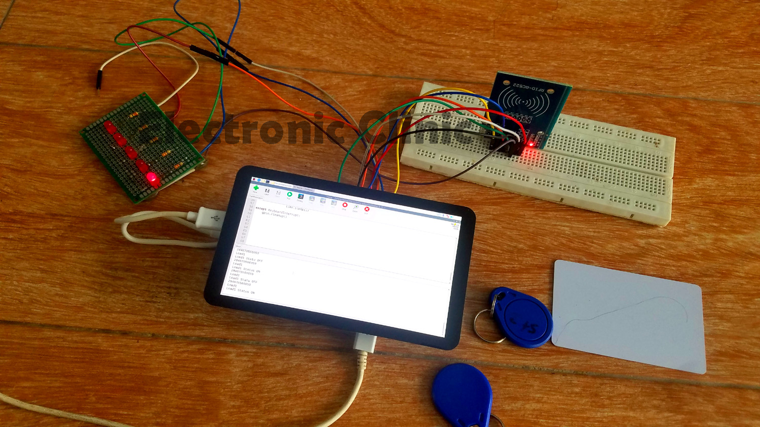 Raspberry Pi Home Automation using RC522 RFID, Smart Home