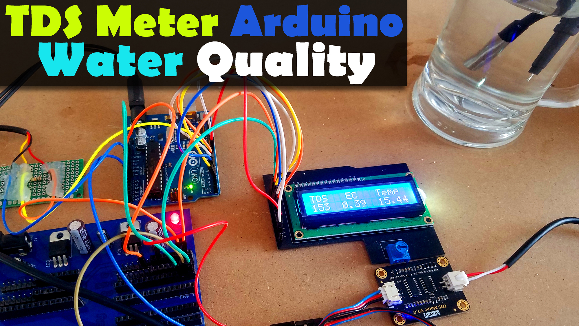 TDS meter Arduino, water Quality monitoring Project, TDS in Water