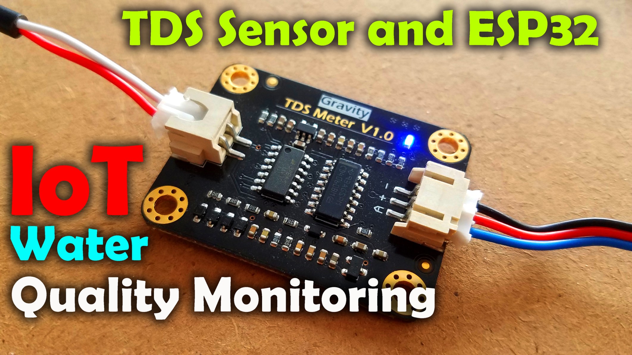TDS Sensor and ESP32 IoT based Water Quality Monitoring system