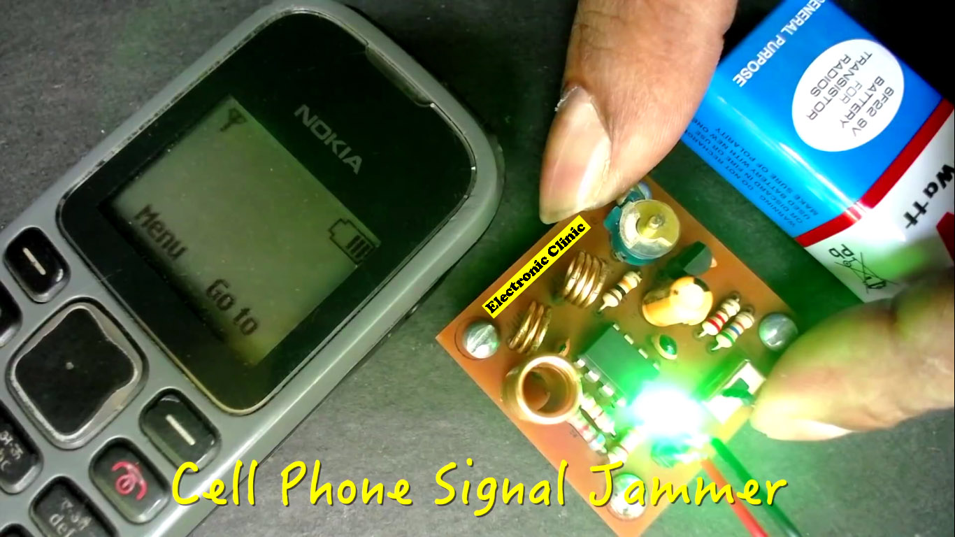 Rf Signal Jammer Circuit Circuit Diagram