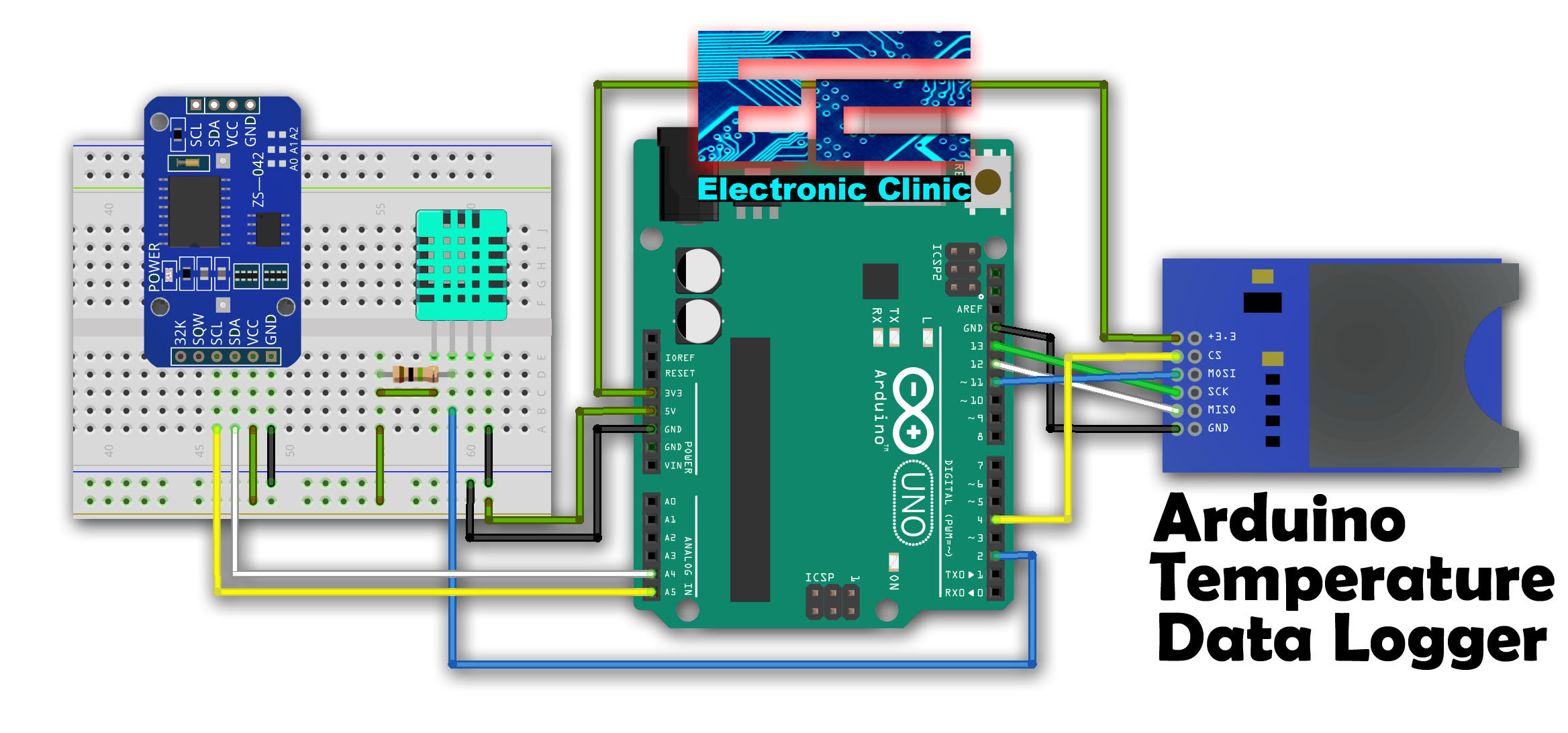 SD Card Module with Arduino & ESP32, Arduino Data Logger, ESP32 Data