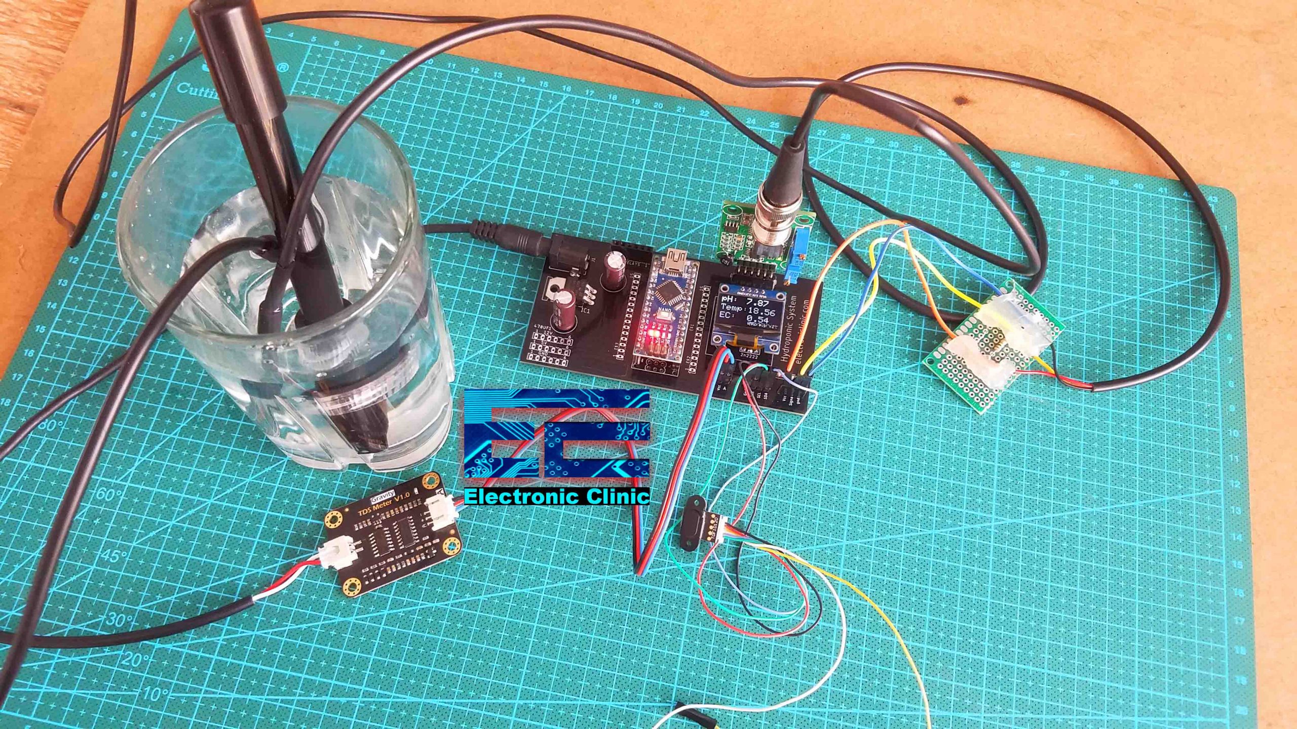 Arduino Hydroponics, DIY Hydroponics System using pH Sensor & EC Sensor ...