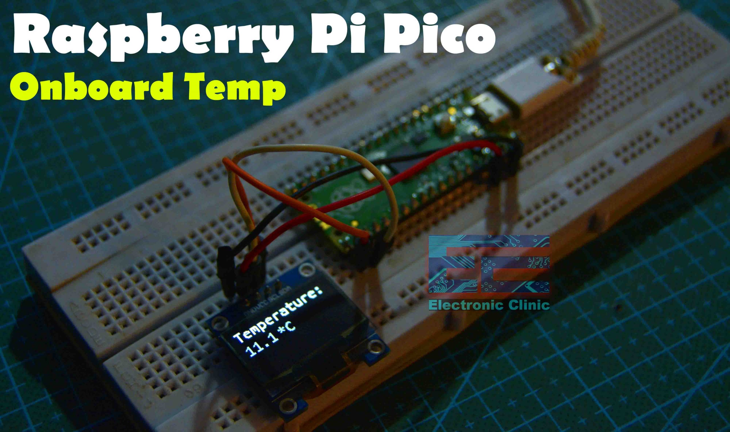 Read Raspberry Pi Pico onboard temperature sensor
