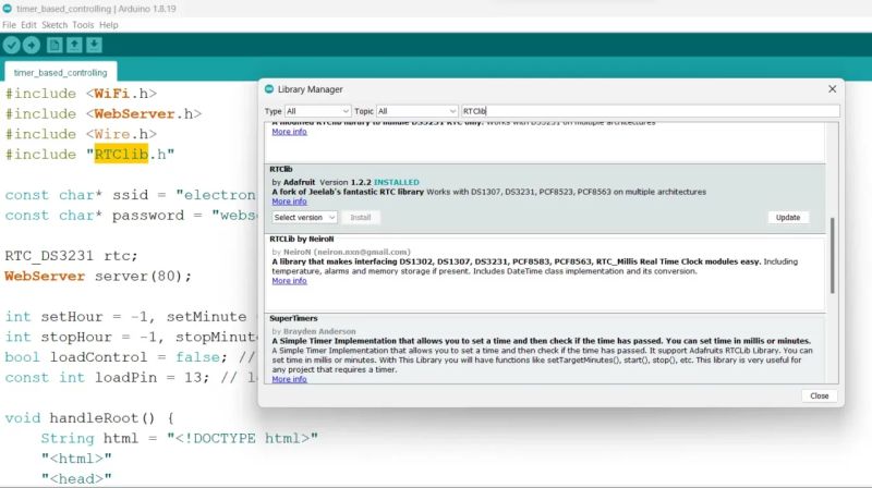 Time Controlled Switch Using Esp32 Web Server And Ds3231 Rtc - Desktop Ocean Images for Desktop