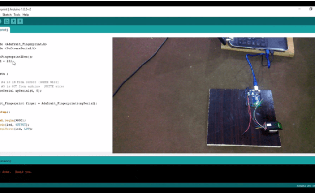Arduino Biometric Fingerprint Sensor Interface And Programming