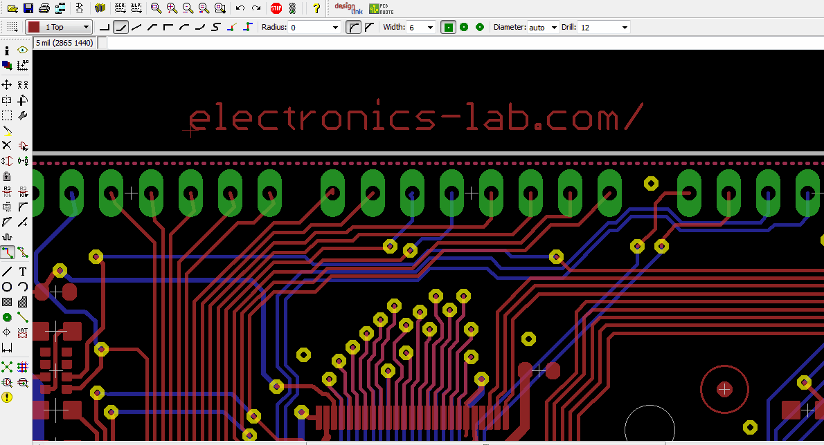 Differential pair routing and meander tool in eagle cad