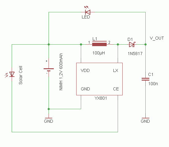 Yx8018 Joule Thief Solar Led Driver Electronics Lab