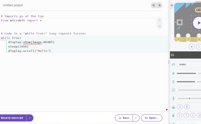 BBC Launches A New Web Python Editor For Micro:bit - Electronics-Lab