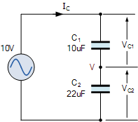 Capacitive Voltage Divider As An Ac Voltage Divider