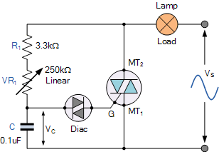 Electronic Light Dimmer Working And Circuit Using Triac  Electronic Light Dimmer Working And Circuit Using Triac