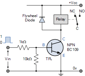 Relay Switch Circuit And Relay Switching Circuitbasic Electronics