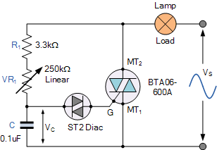Diac Triac And Quadrac For Ac Power Control