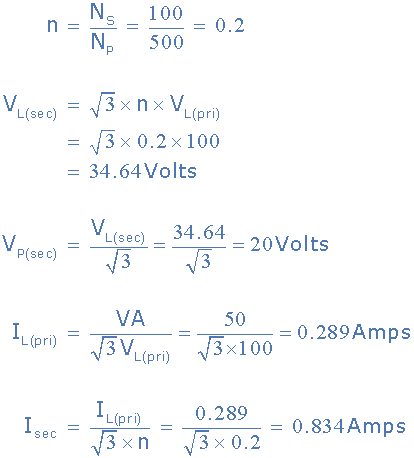 Three Phase Transformer Connections And Basics