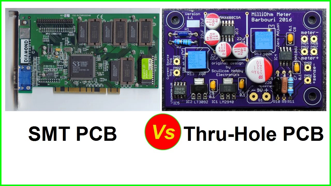 Smt Vs Through Hole Technology Advantages And Disadvantages