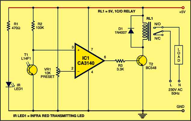 Wireless Switch Project Detailed Circuit Diagram Available