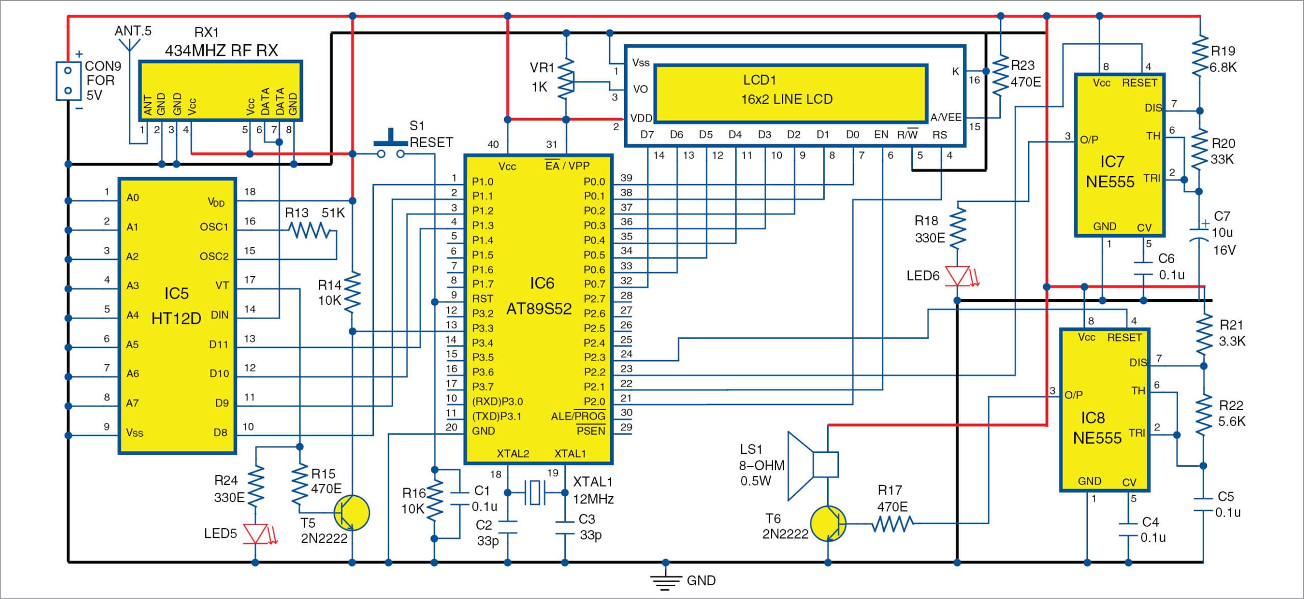 Pir Circuits Diagrams Circuit Diagram