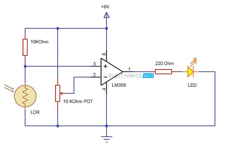 Light Detector Using Ldr
