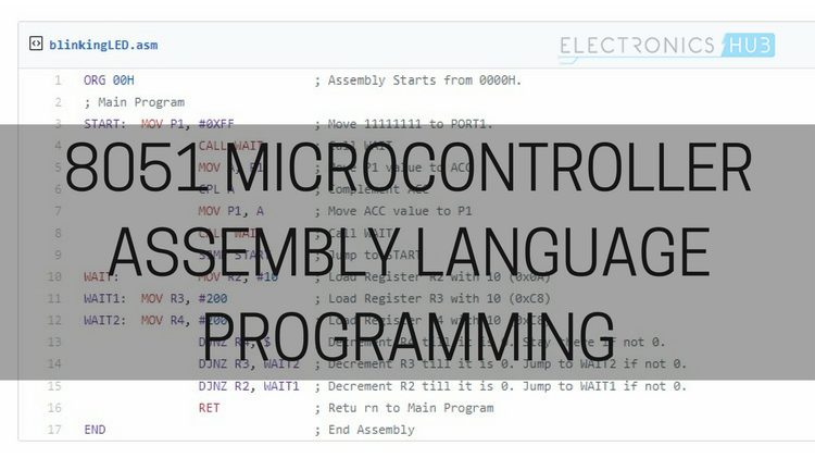 8051 assembly language programming examples