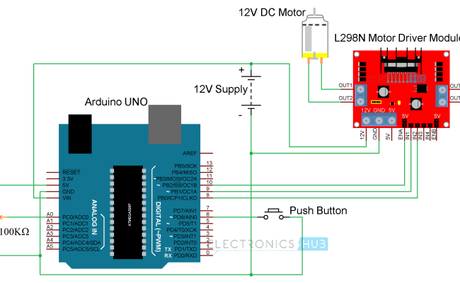 Interfacing L298N Motor Driver With Arduino Uno, 57% OFF