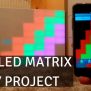 DIY RGB LED Matrix Using Arduino, Bluetooth, Android App