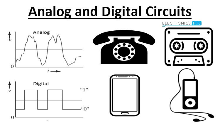 Differences between analog circuits and digital circuits