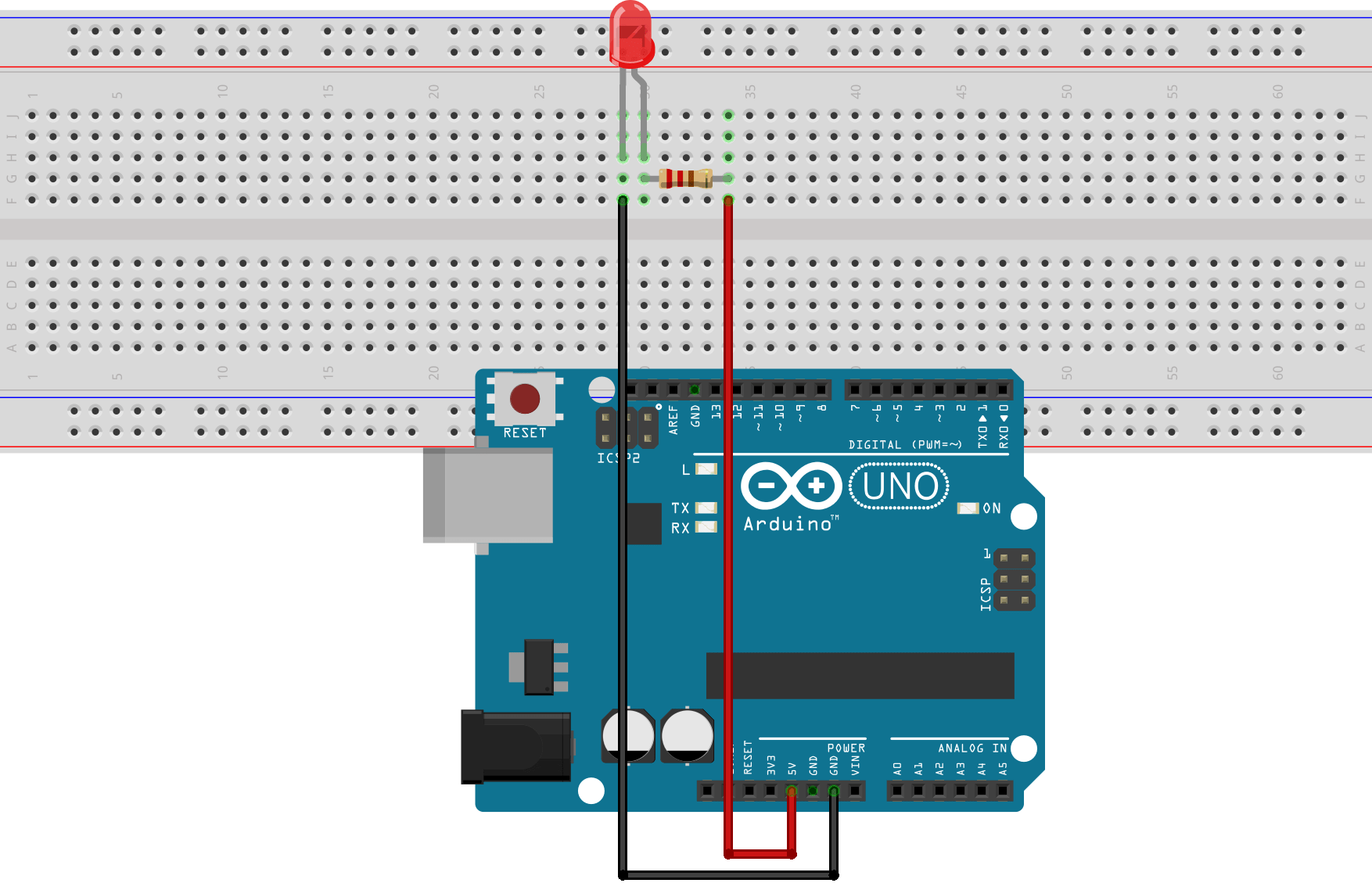 Simplest Circuit to Learn Arduino - Electronics Simplified