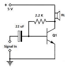 Sezione Esperimenti Br Semplice Amplificatore A Un Transistor
