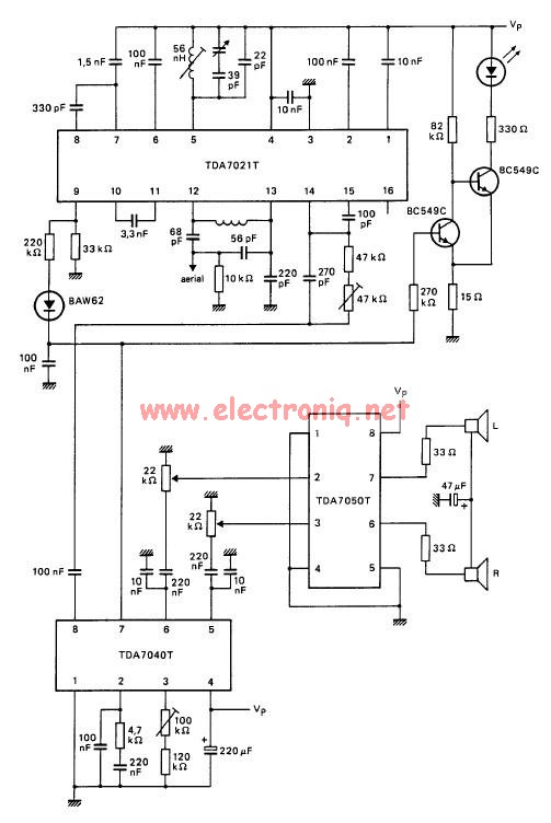 Fm Radio Receiver Schematic Circuit Diagram And Explanation Circuit